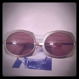 Vintage Renauld Silver Oversized Frame Brown Lens